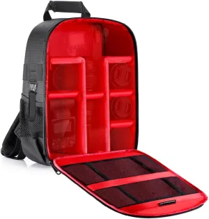 Backpack for DSLR, 35MM SLR and 9" Tablet (Canon Nikon Sony Fuji Pentax) Fully removable insert for travel backpack. Includes an all weather cover to keep your items safe