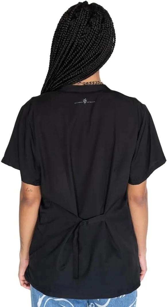 Barber Strong The Women's Barber Jacket, Hair Repellent, Vented Side Panels, 2-Way Zipper, Moisture Wicking