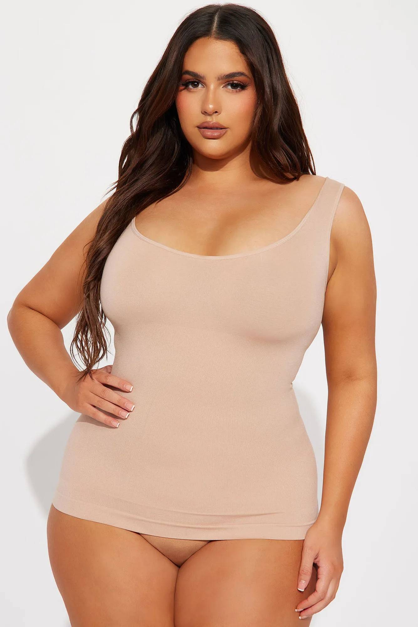 Best Curves Around Shapewear 3 Pack Camis - Tan/Multi