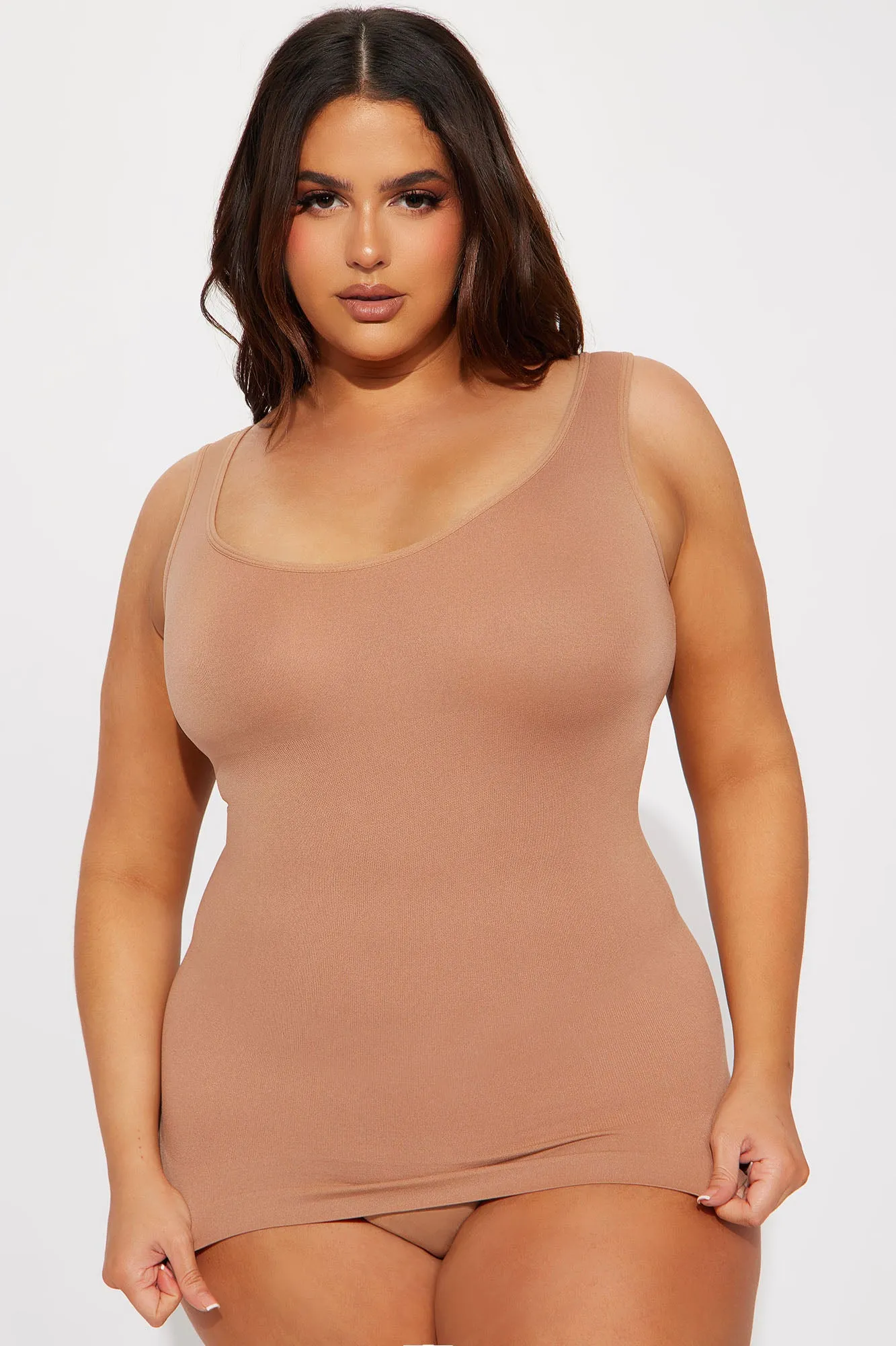 Best Curves Around Shapewear 3 Pack Camis - Tan/Multi
