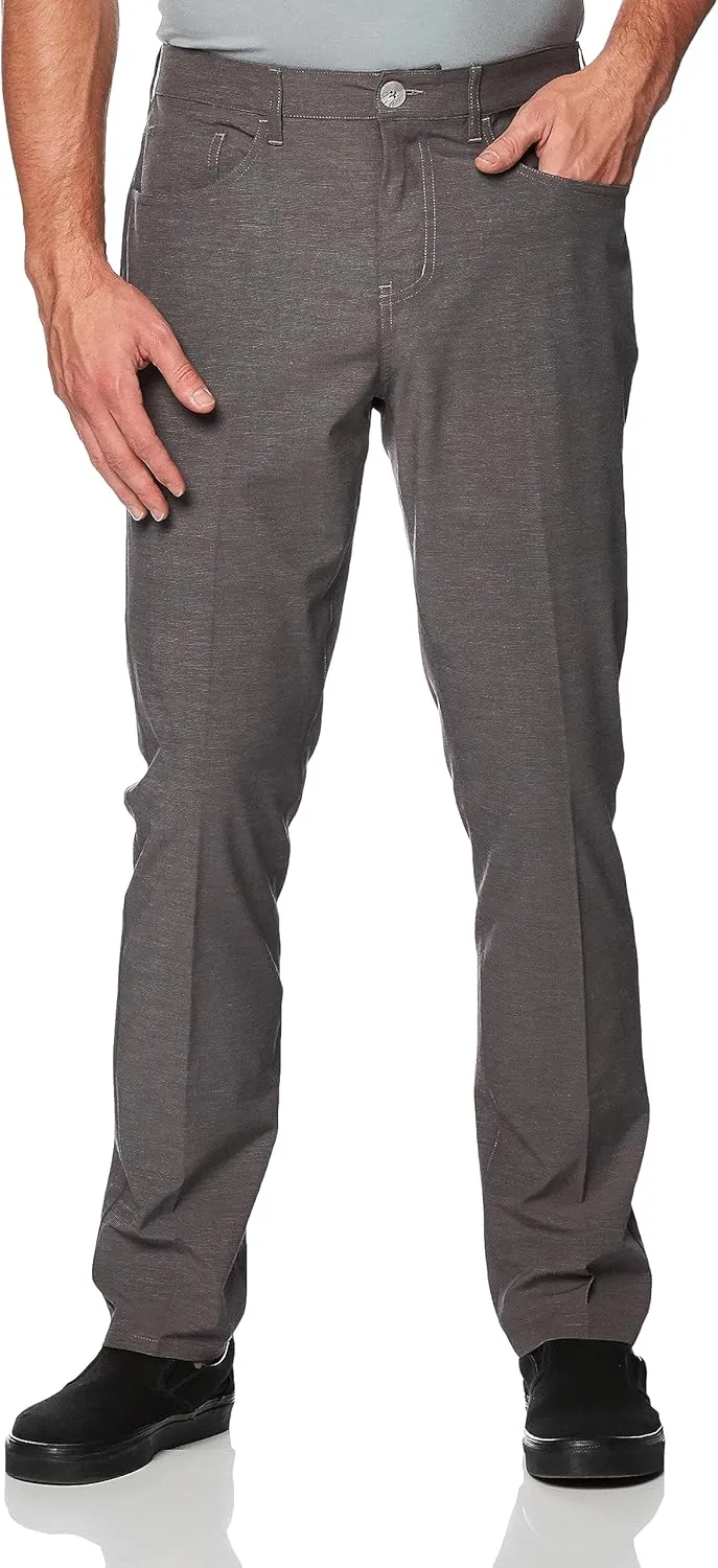 Callaway Mens EverPlay 5-Pocket Golf Pants with Comfort Waistband, Stretch Non-Iron Fabric, Moisture-Wicking, Tapered Fit