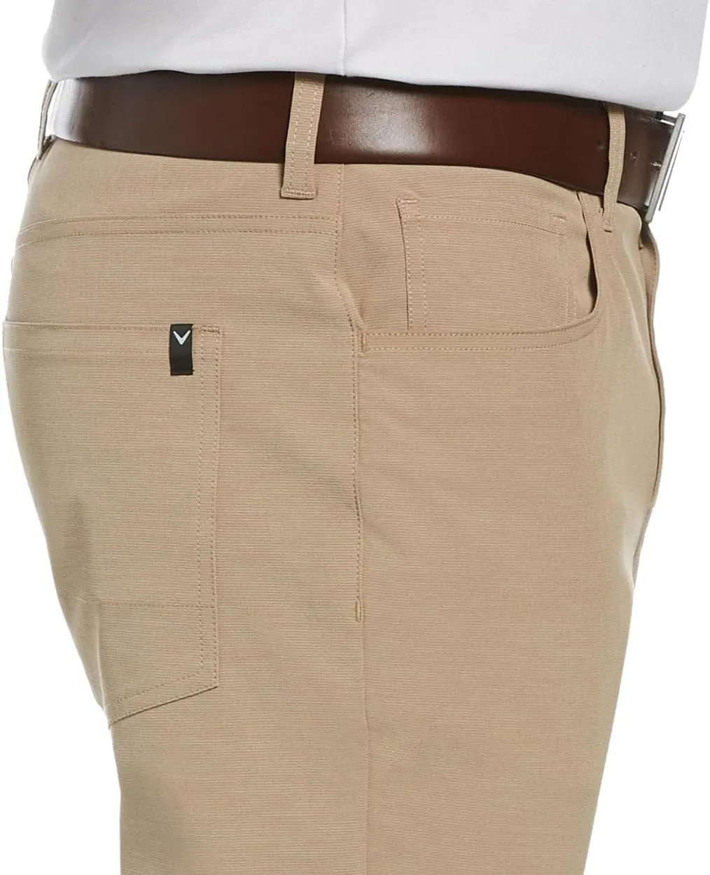 Callaway Mens EverPlay 5-Pocket Golf Pants with Comfort Waistband, Stretch Non-Iron Fabric, Moisture-Wicking, Tapered Fit