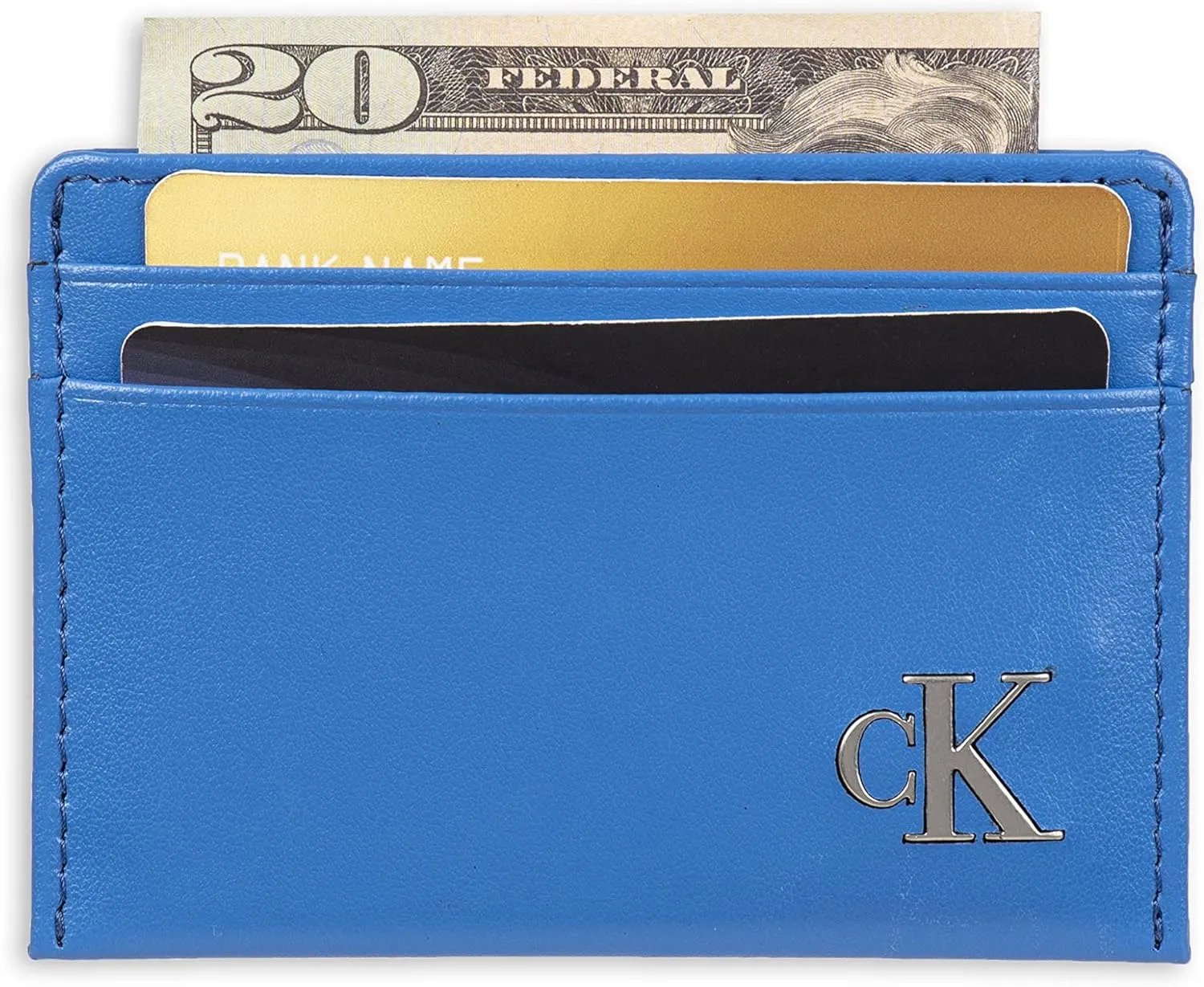 Calvin Klein Men's RFID Leather Slim Minimalist Card Case Wallet Sets