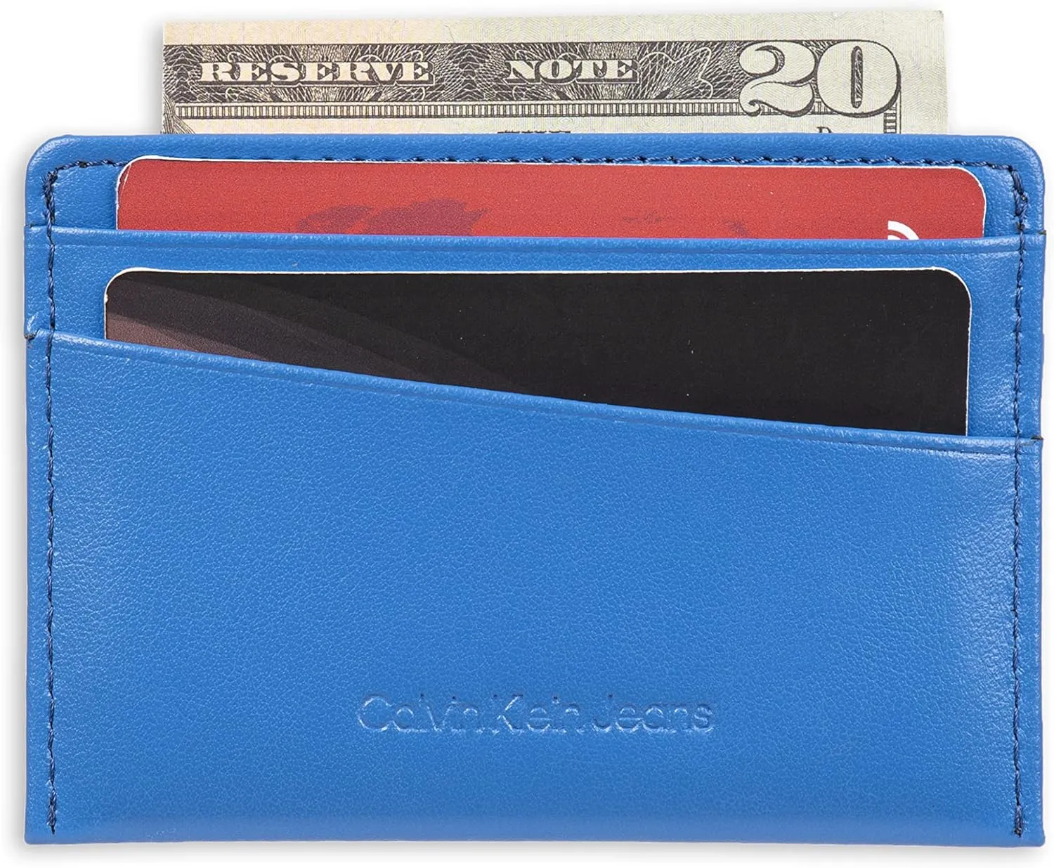 Calvin Klein Men's RFID Leather Slim Minimalist Card Case Wallet Sets