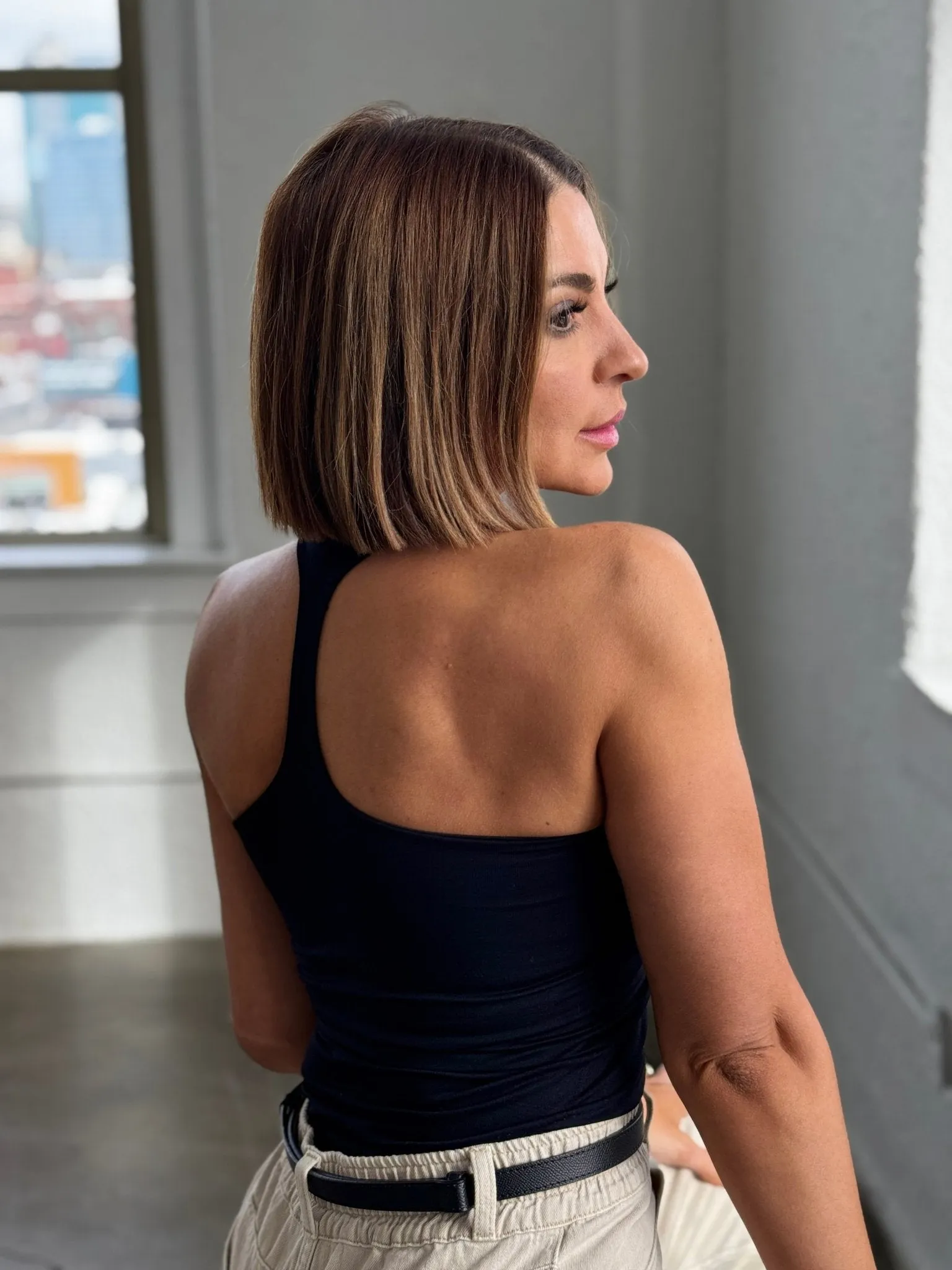 Clean Lines Racerback Cami (Black) by Free People