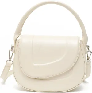 elegant minimalist saddle shoulder bag
