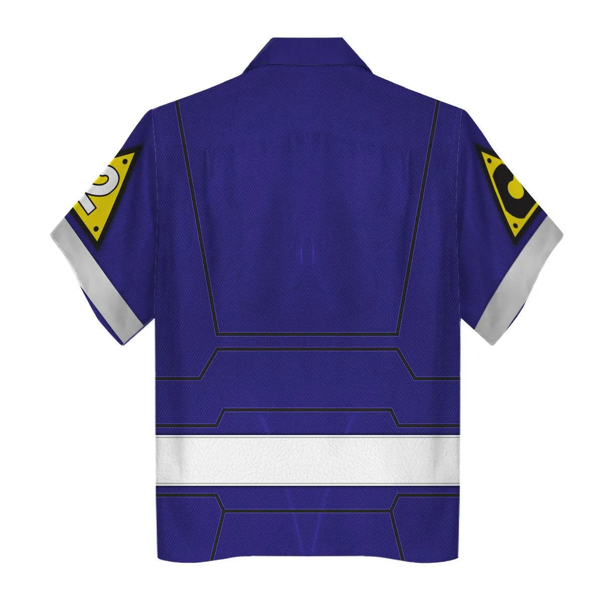 Gearhomie Blue Power Rangers Turbo Hoodies Sweatshirt T-shirt Hawaiian