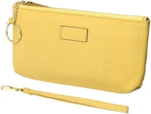Genuine Leather Clutch Wallet Long Purse Wristlet Phone Pouch for Women, Slim and Minimalist