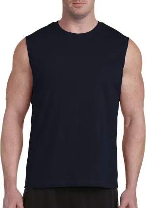 Harbor Bay by DXL Big and Tall Moisture-Wicking Muscle T-Shirt