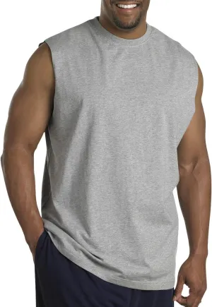 Harbor Bay by DXL Big and Tall Moisture-Wicking Muscle T-Shirt