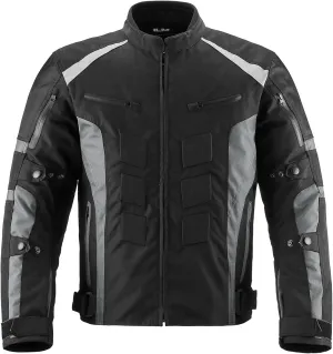 ILM Motorcycle Jacket with CE Armor for Men Enduro Touring Dualsport Riding Water Resistant Textile All-weather B02