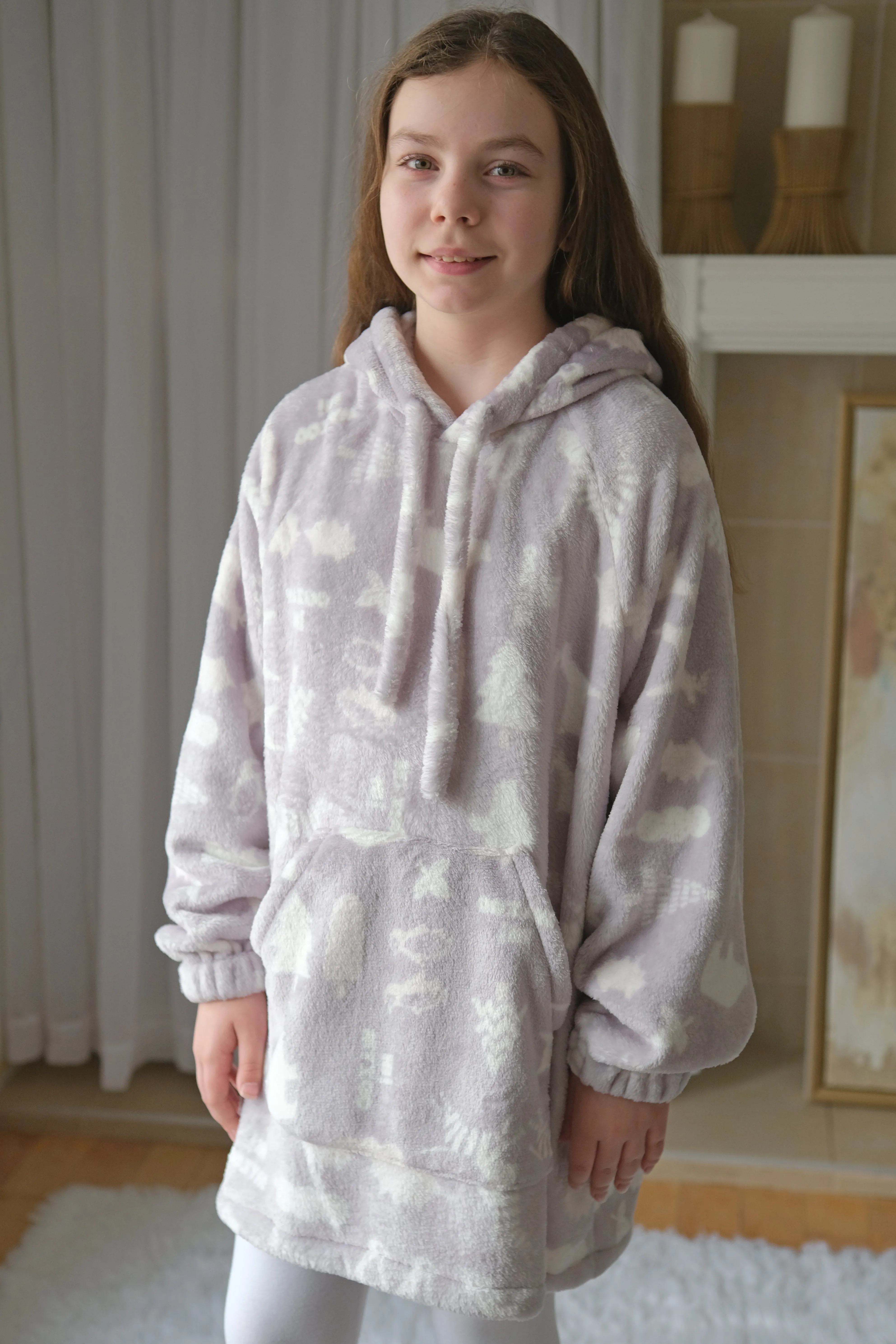 Kids & Adult Harlen Blanket Hoodie