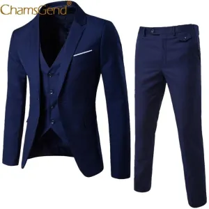 Men Blazer Suit Set Man Male Tuxedo Trouses