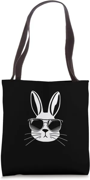 Minimalist Bunny Tote Bag