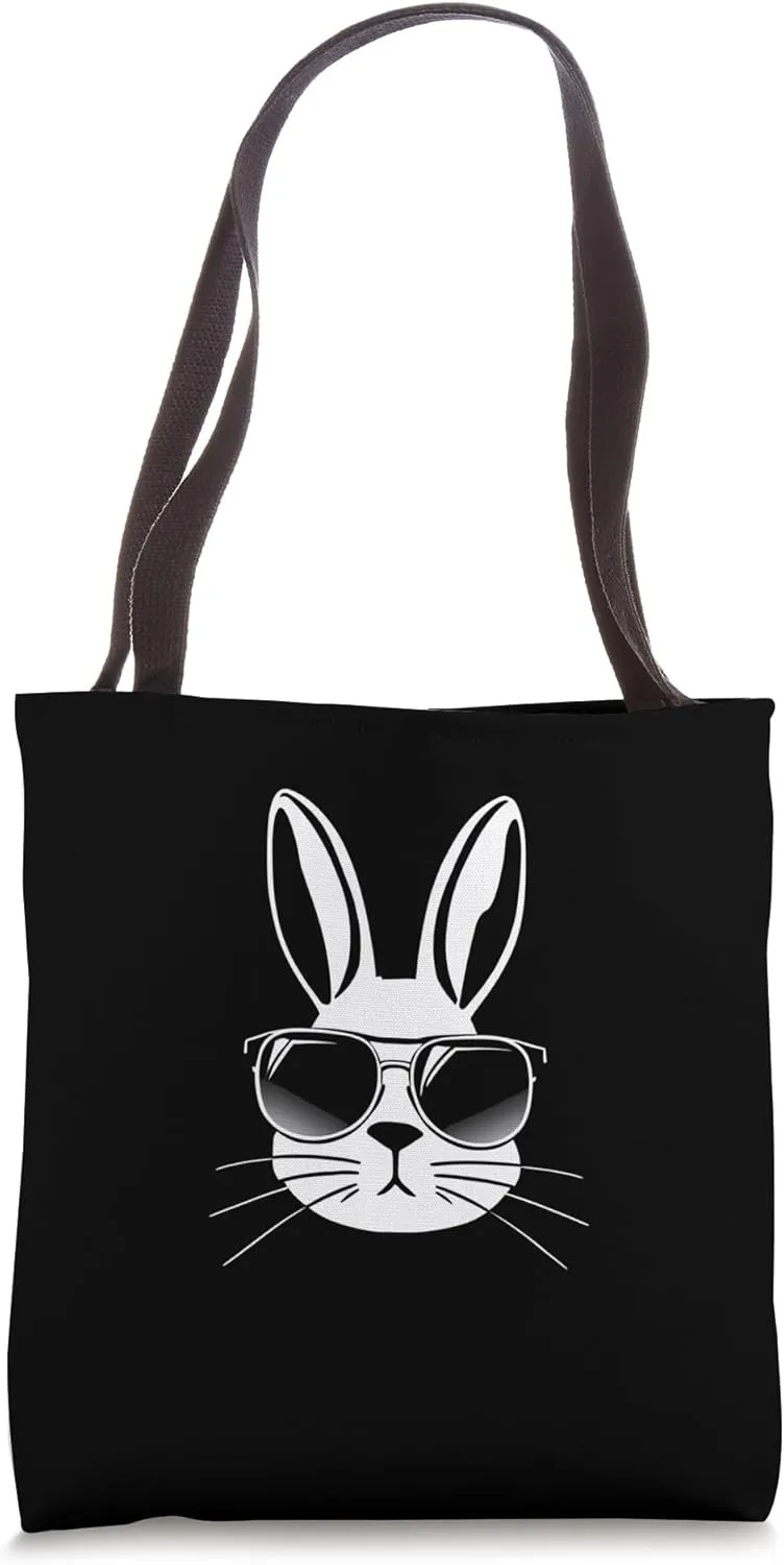 Minimalist Bunny Tote Bag