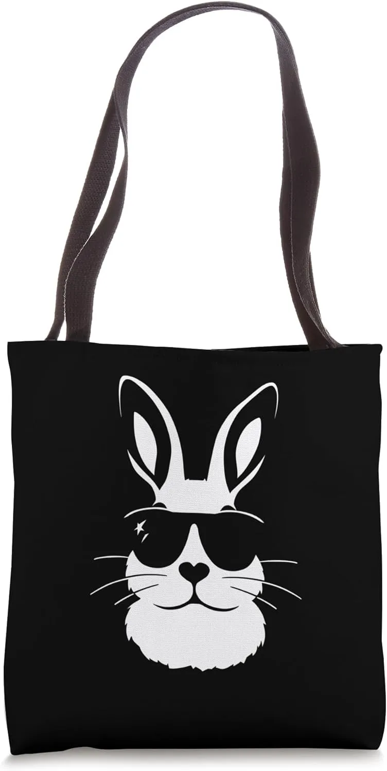 Minimalist Rabbit Tote Bag