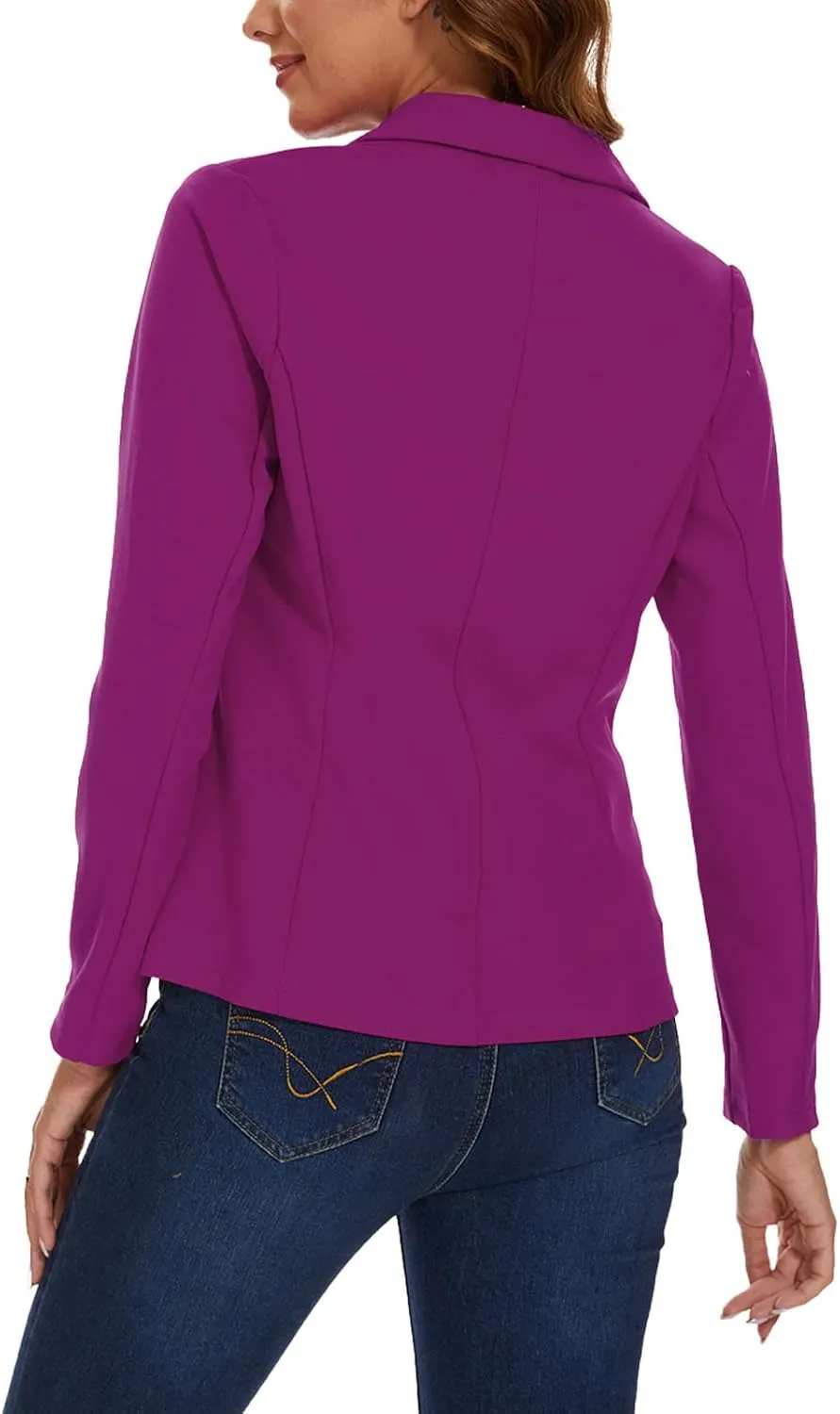 MINTLIMIT Blazers for Women Business Casual Long Sleeve Notched Lapel Button Work Office Blazers Jackets with Pockets