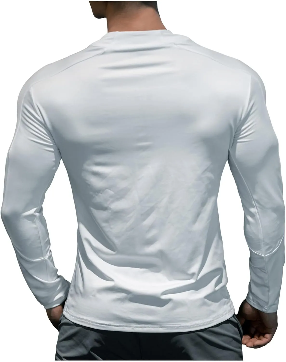 Moisture Wicking Shirts for Men Full Zip Quick Dry Long Sleeve Zipper Hoodie&Jacket Athletic Running Jacket M-3XL