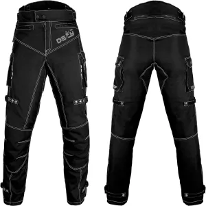 Motorcycle Pants for Men Dual Sport Motorbike Pant Waterproof, Windproof Riding Pants All-Weather with Removable CE Armored