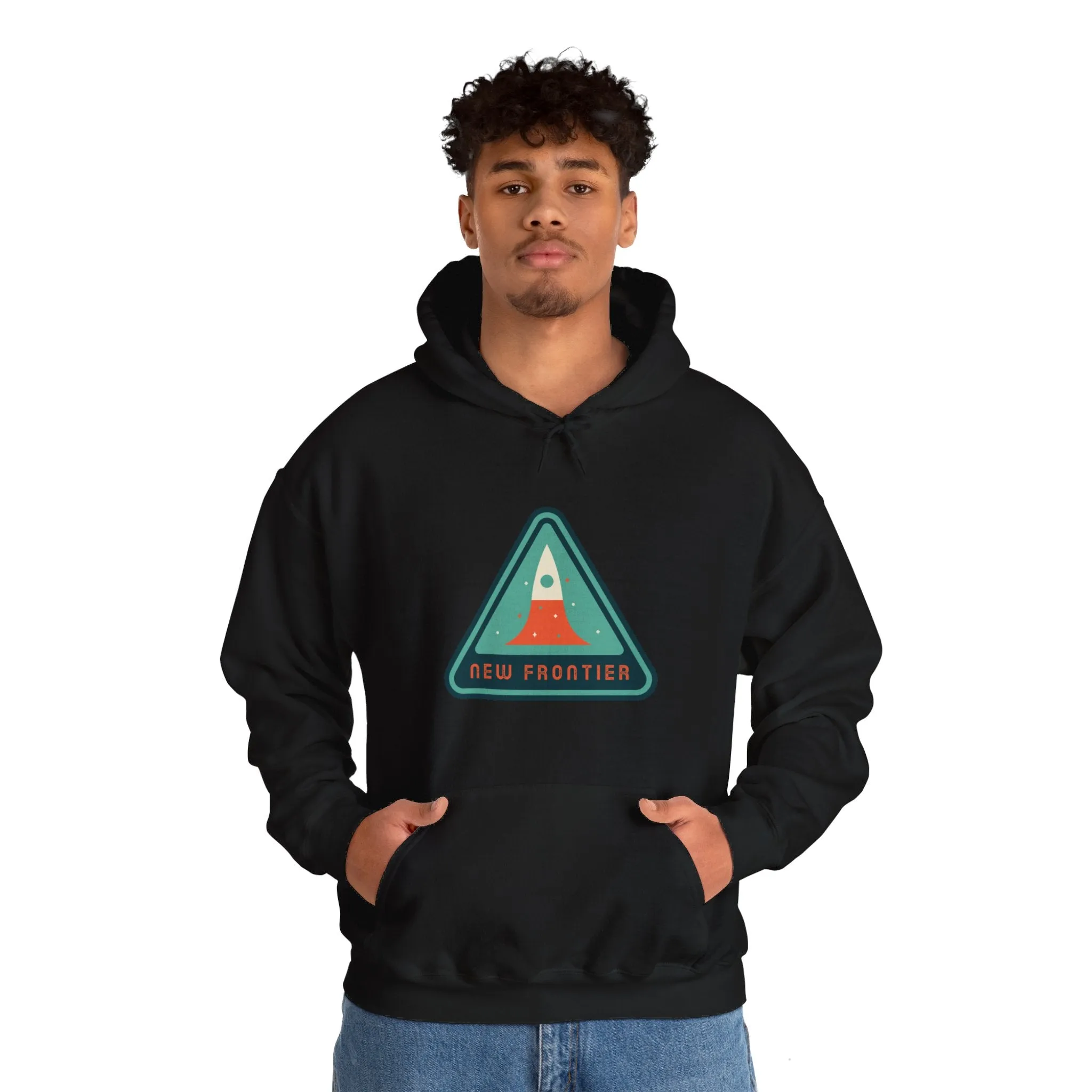 New Frontier Sign Retro Sci-Fi Hoodie