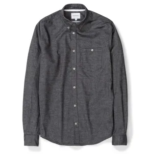 Norse Projects Anton Brushed Flannel Shirt – Magnet Grey