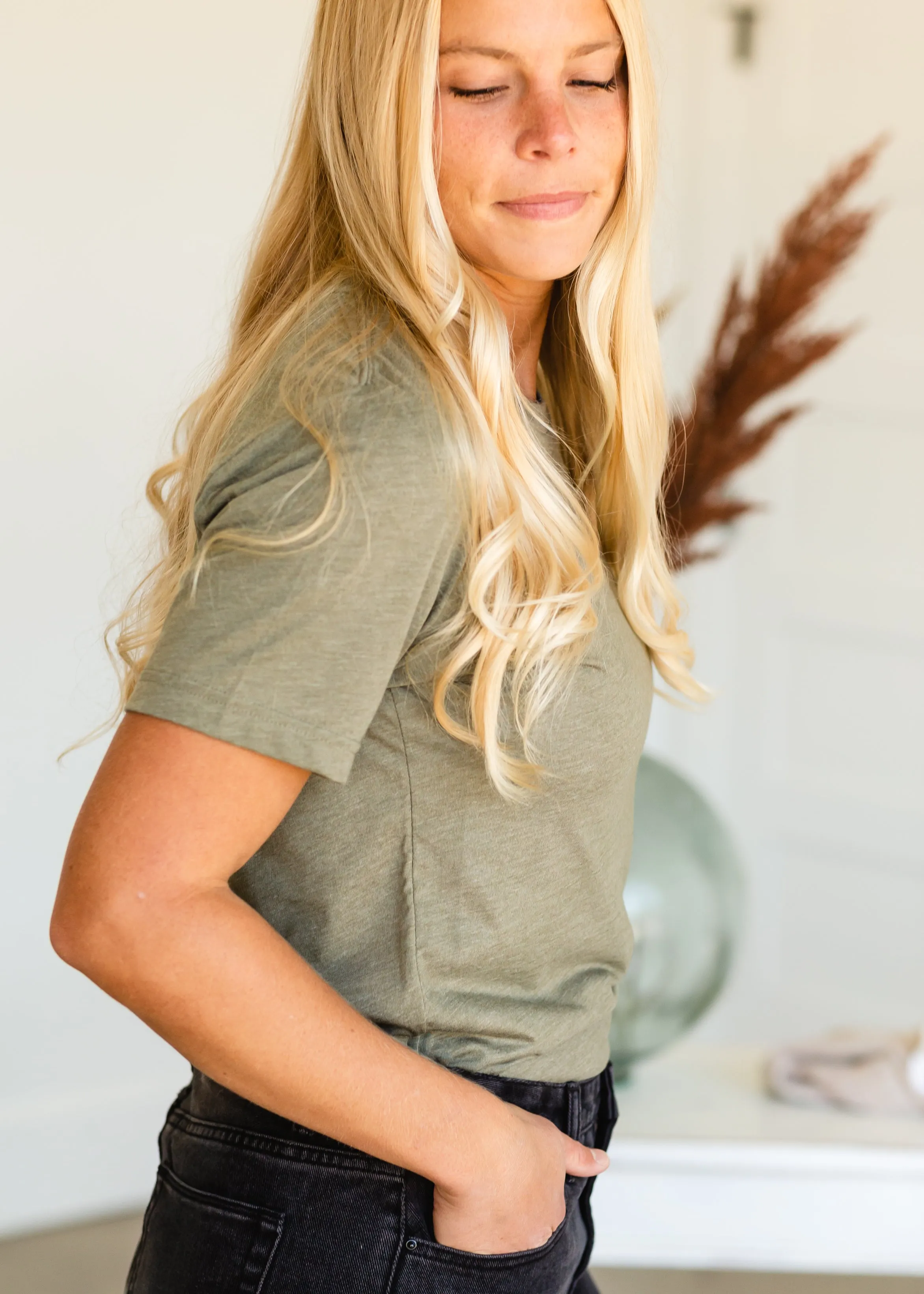 Olive Minnesota Crew Neck Tee - FINAL SALE