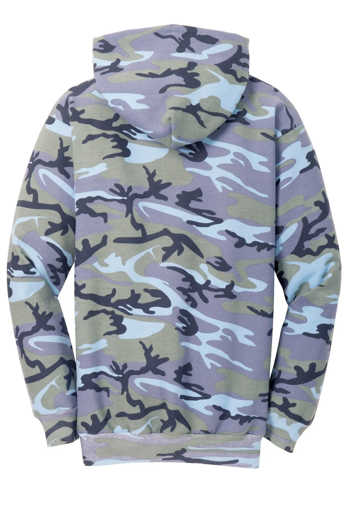 Port & Company Core Fleece Camo Pullover Hooded Sweatshirt. PC78HC