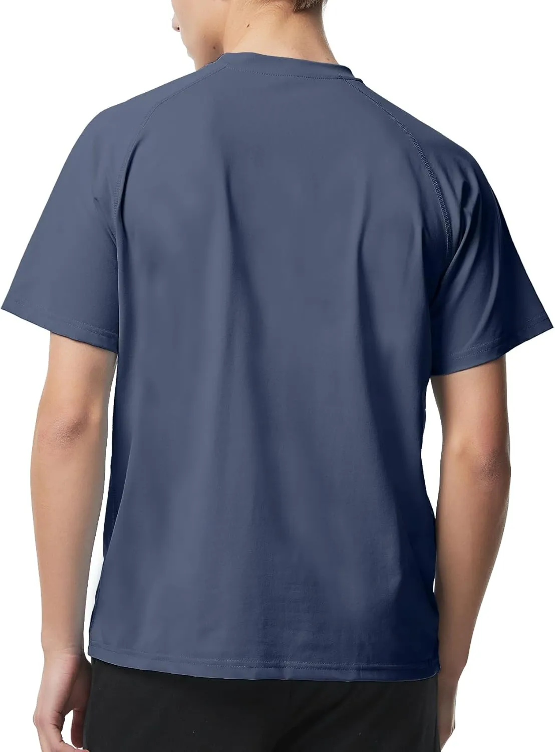 Riverruns Men's Workout Dry Fit Athletic T-Shirts Moisture-Wicking UPF 50  Sun Protection Shirt for Fishing Running Gym Swim