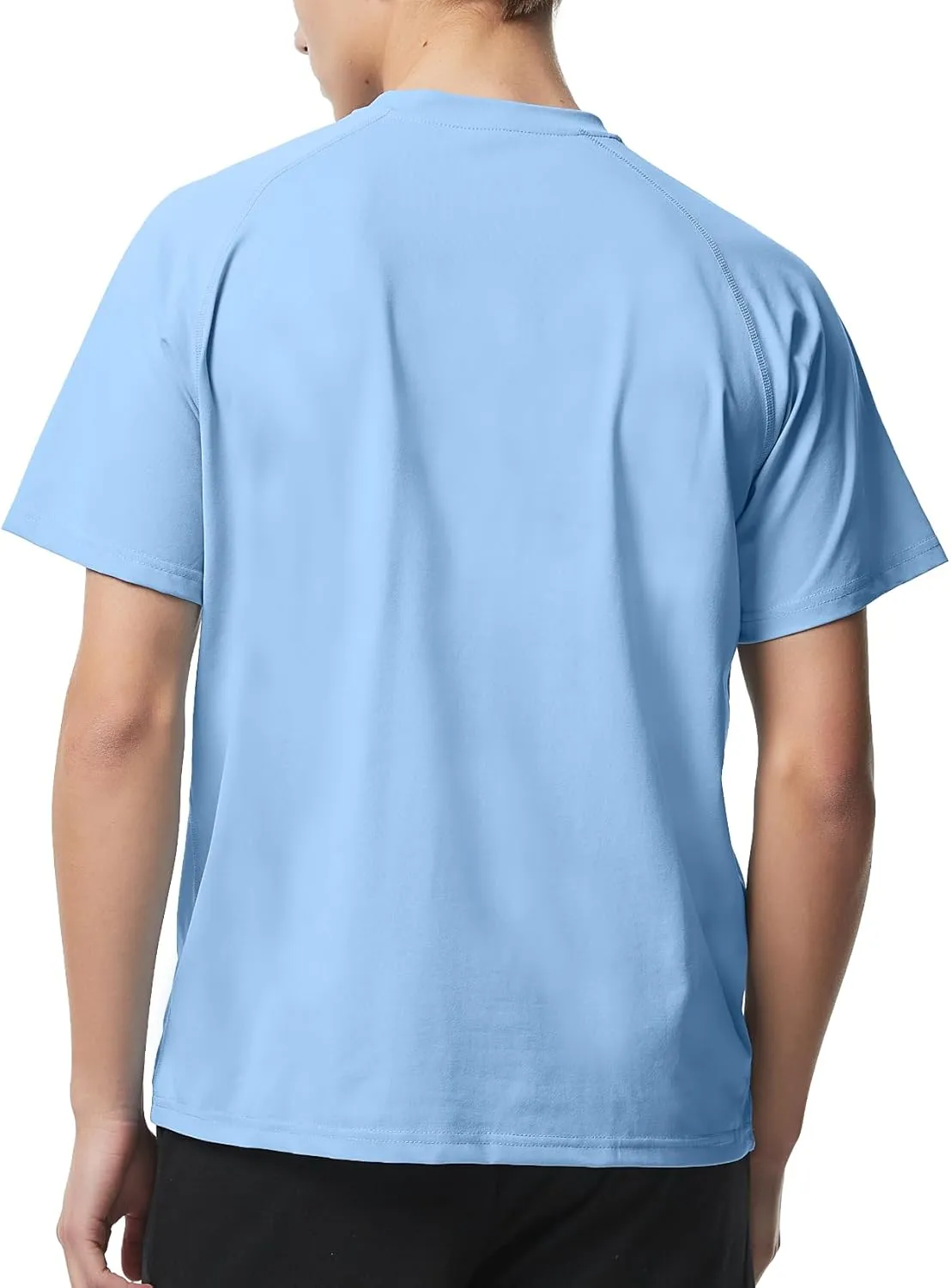 Riverruns Men's Workout Dry Fit Athletic T-Shirts Moisture-Wicking UPF 50  Sun Protection Shirt for Fishing Running Gym Swim