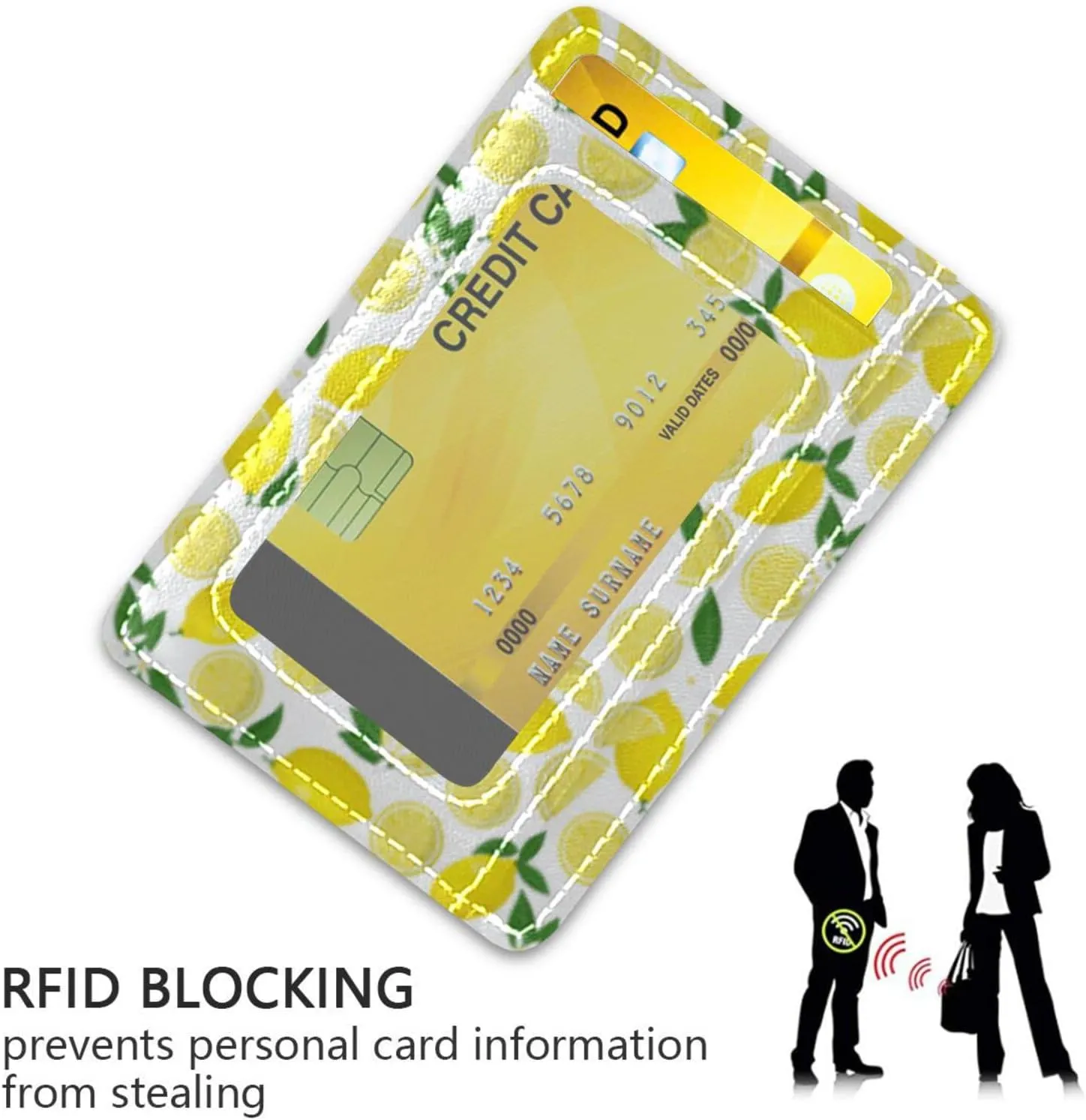 susiyo Slim Minimalist Wallets Rfid Blocking Card Wallets PU Leather Front Pocket Wallets for Men and Women