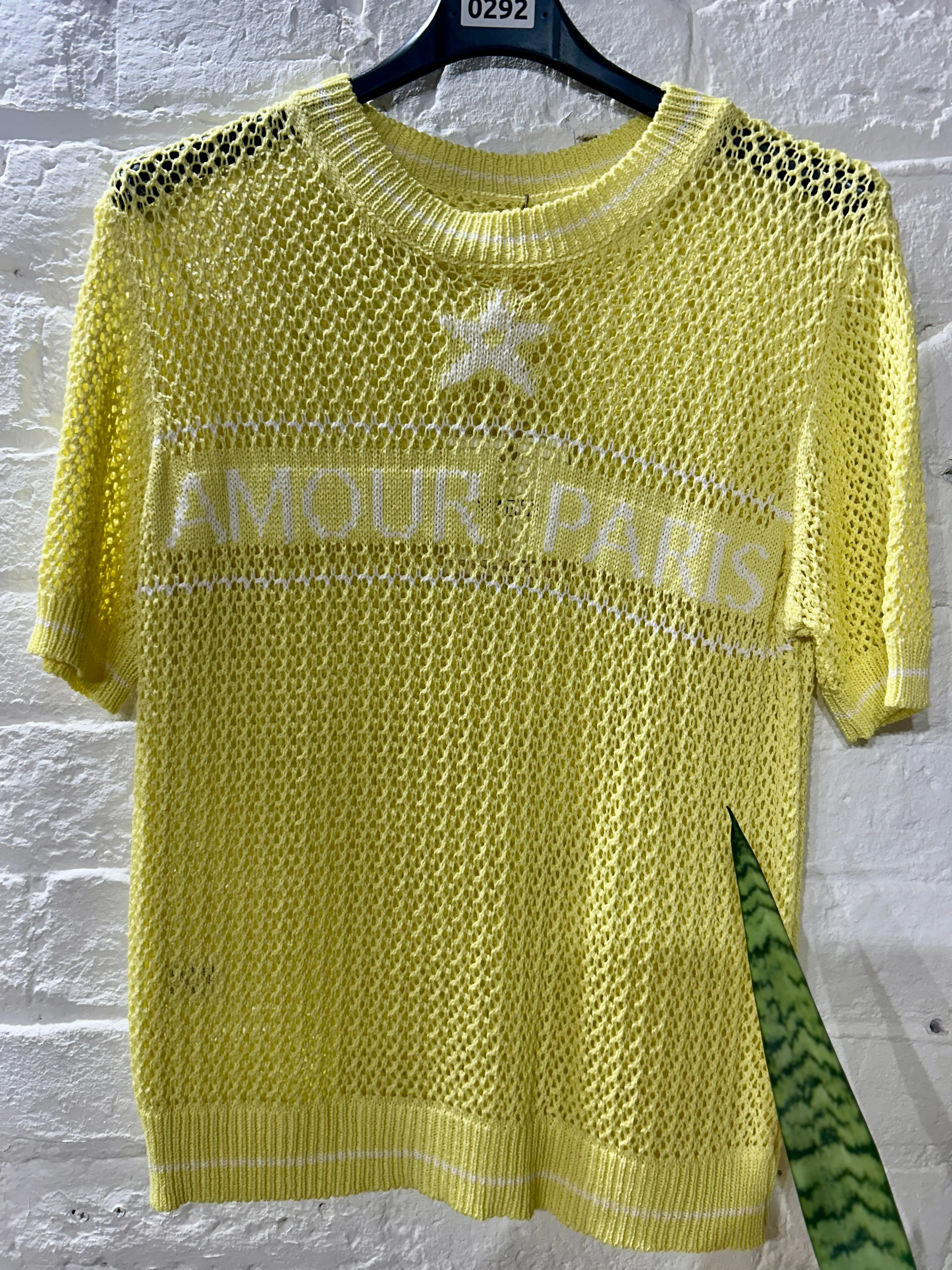 The Amour Paris Summer Net Short Sleeve Jumper