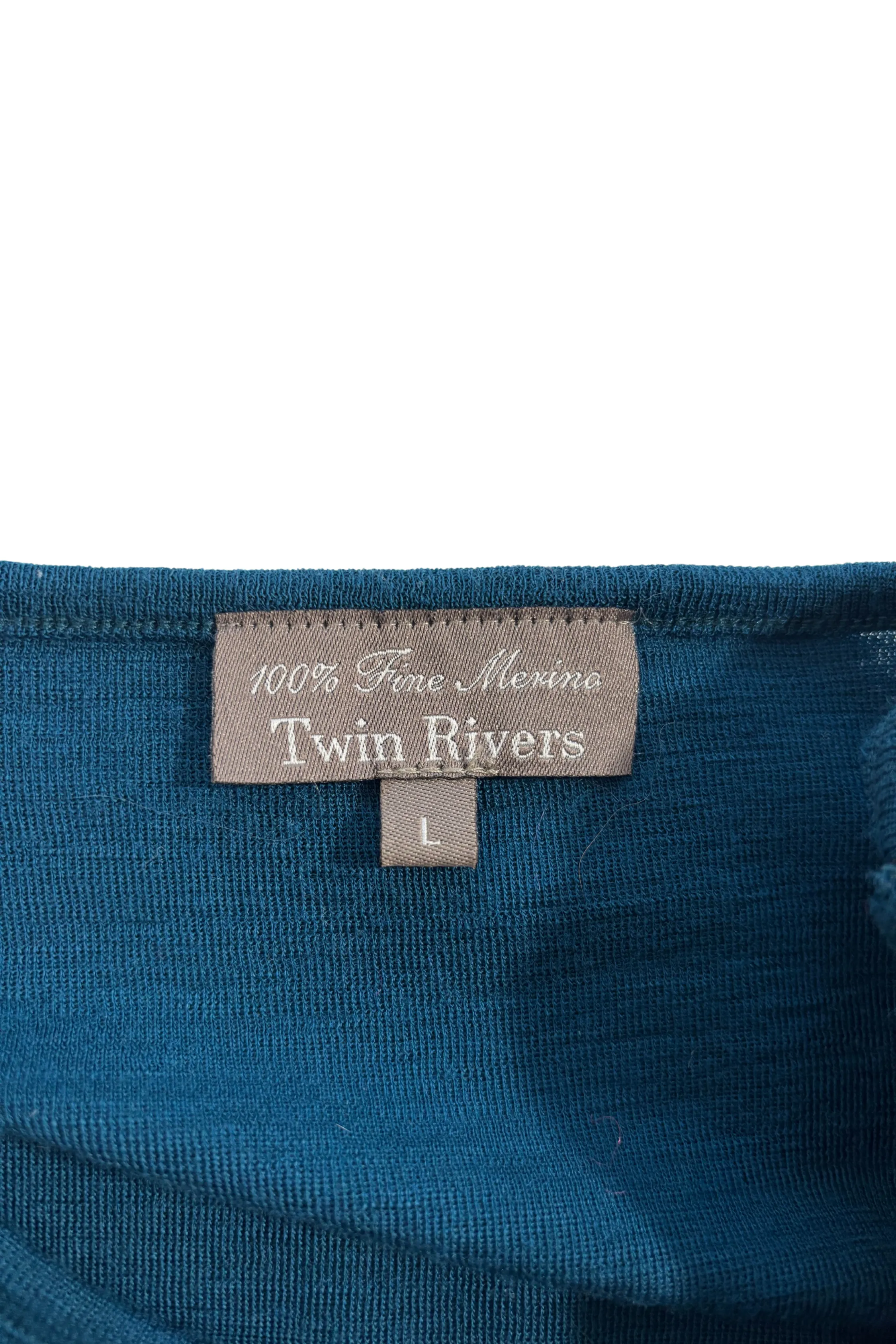 Twin Rivers 100% fine merino longsleeve, L
