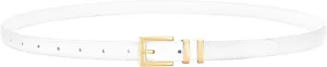 VONMELLI Leather Thin Belts for Women, Fashion Women's Skinny Belts Thin Ladies Belts for Jeans Dress Pants