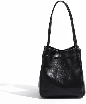 Women's Fashionable Multi-Purpose Casual Small Square Bag, Bucket Bag, Niche Minimalist Armpit Handbag.