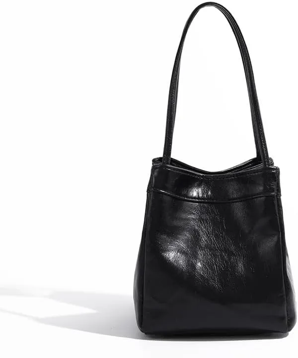 Women's Fashionable Multi-Purpose Casual Small Square Bag, Bucket Bag, Niche Minimalist Armpit Handbag.