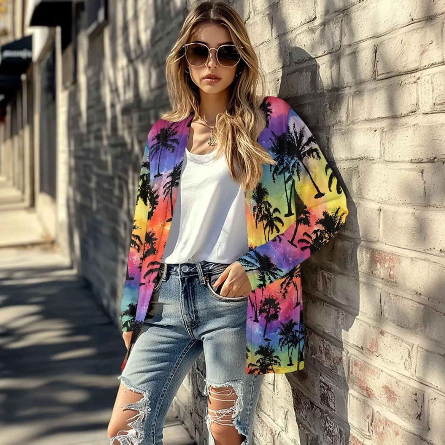Women's Lightweight Cardigans with Pockets Trendy Long Sleeve Open Front Cardigan Casual Tops Jackets Fall Oufits S-2XL
