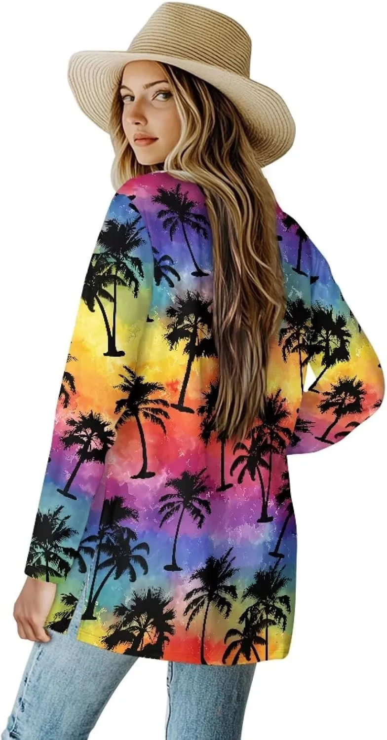 Women's Lightweight Cardigans with Pockets Trendy Long Sleeve Open Front Cardigan Casual Tops Jackets Fall Oufits S-2XL