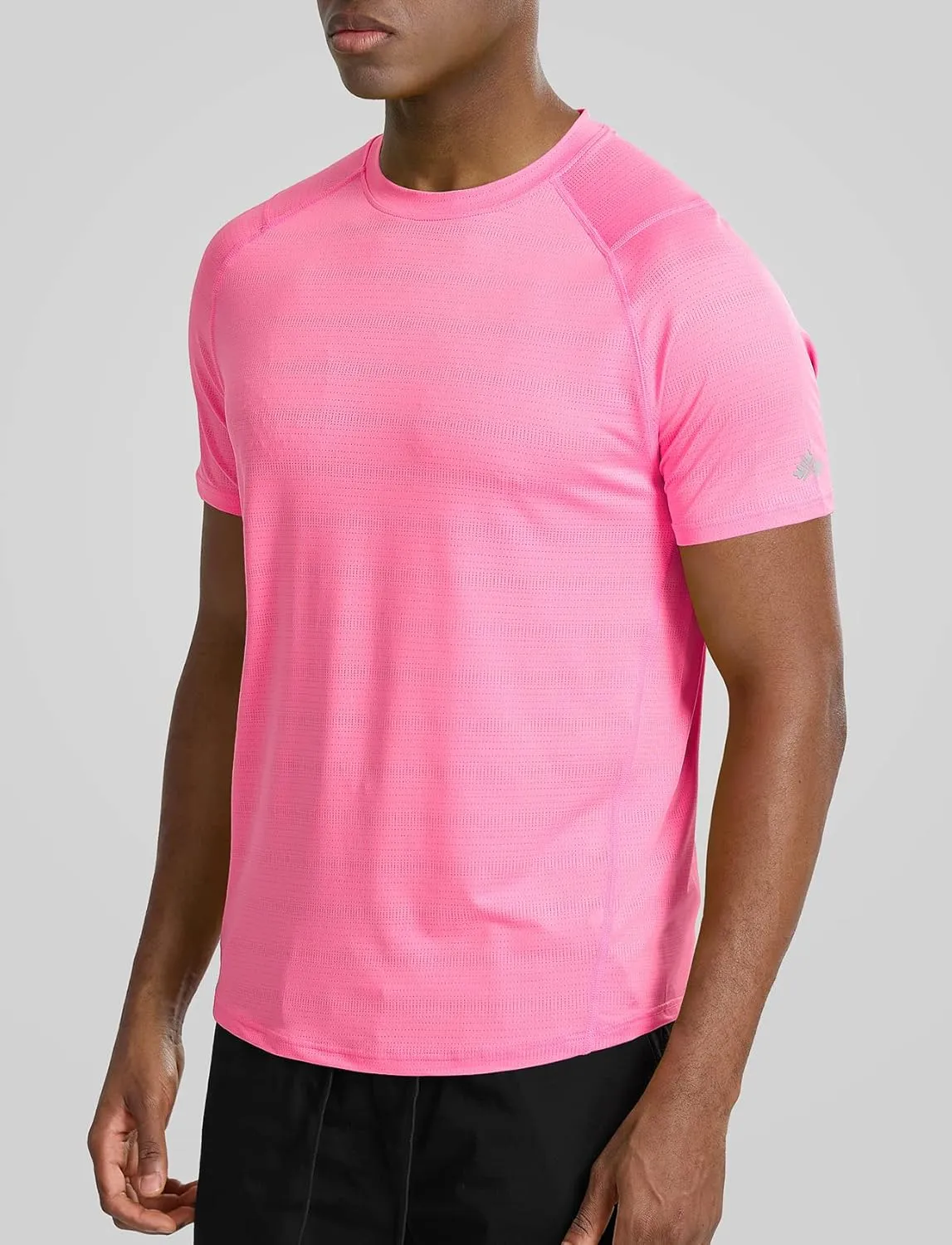 Zengjo Mens Workout Shirts Quick Dry Short Sleeve Athletic Running Gym T Shirt