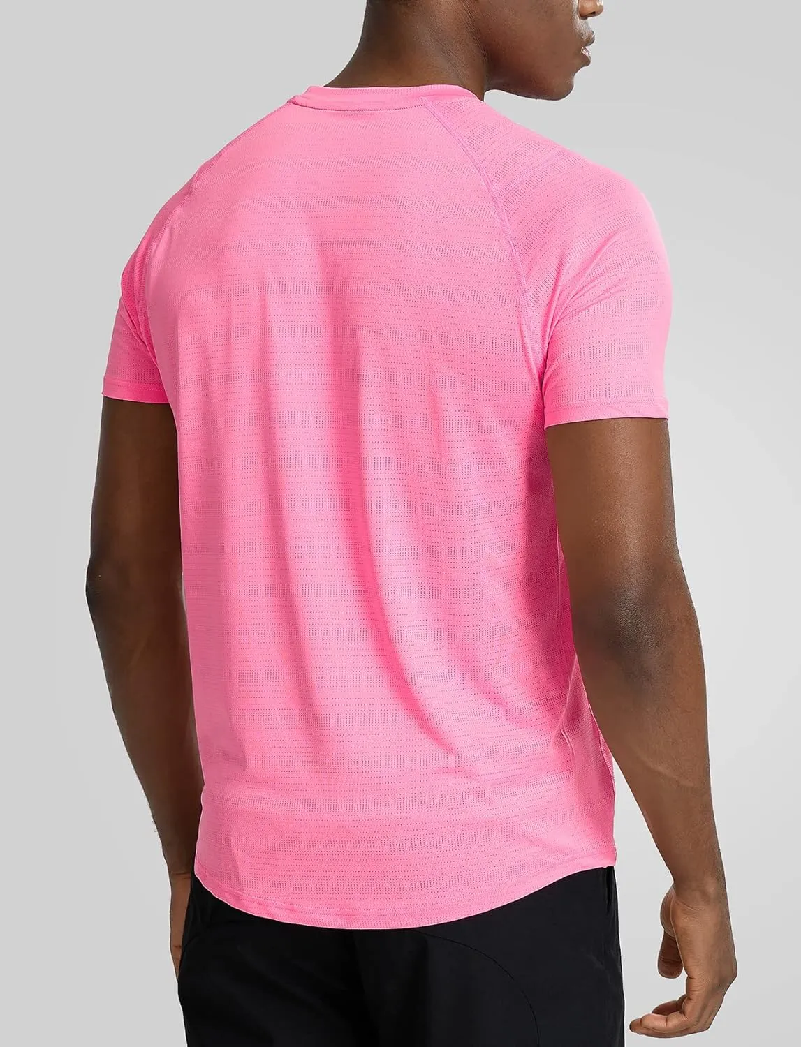 Zengjo Mens Workout Shirts Quick Dry Short Sleeve Athletic Running Gym T Shirt
